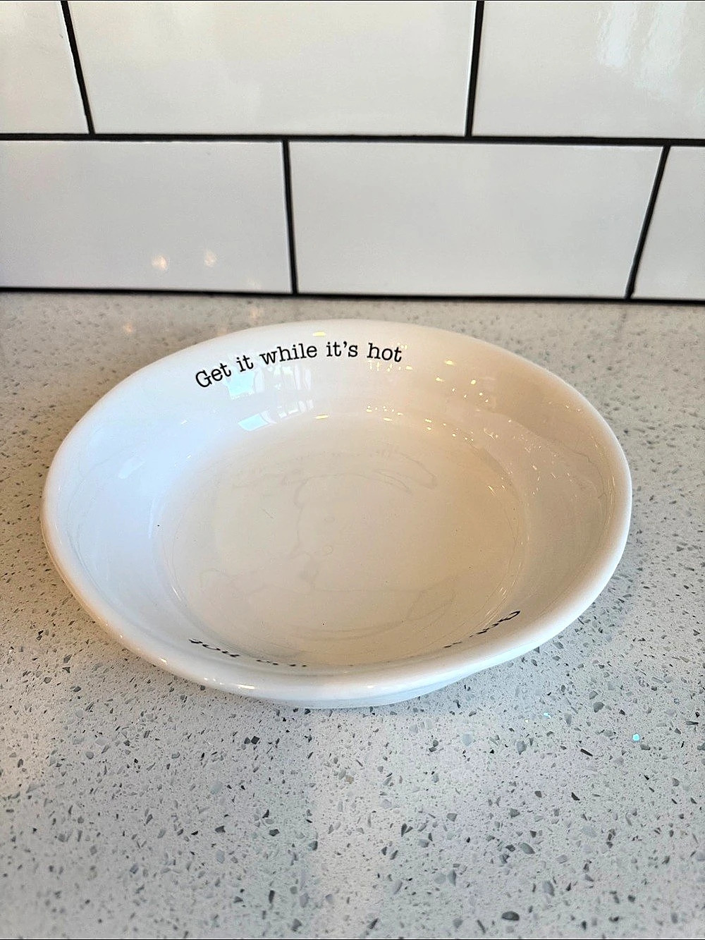 Mud Pie “Get it while it's hot” Bowl